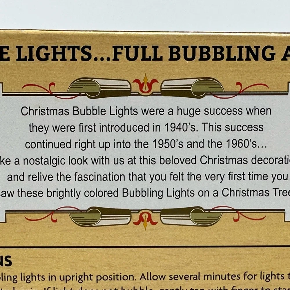 Kurt Adler Classic Bubble Light Set - Green and‎ Yellow
